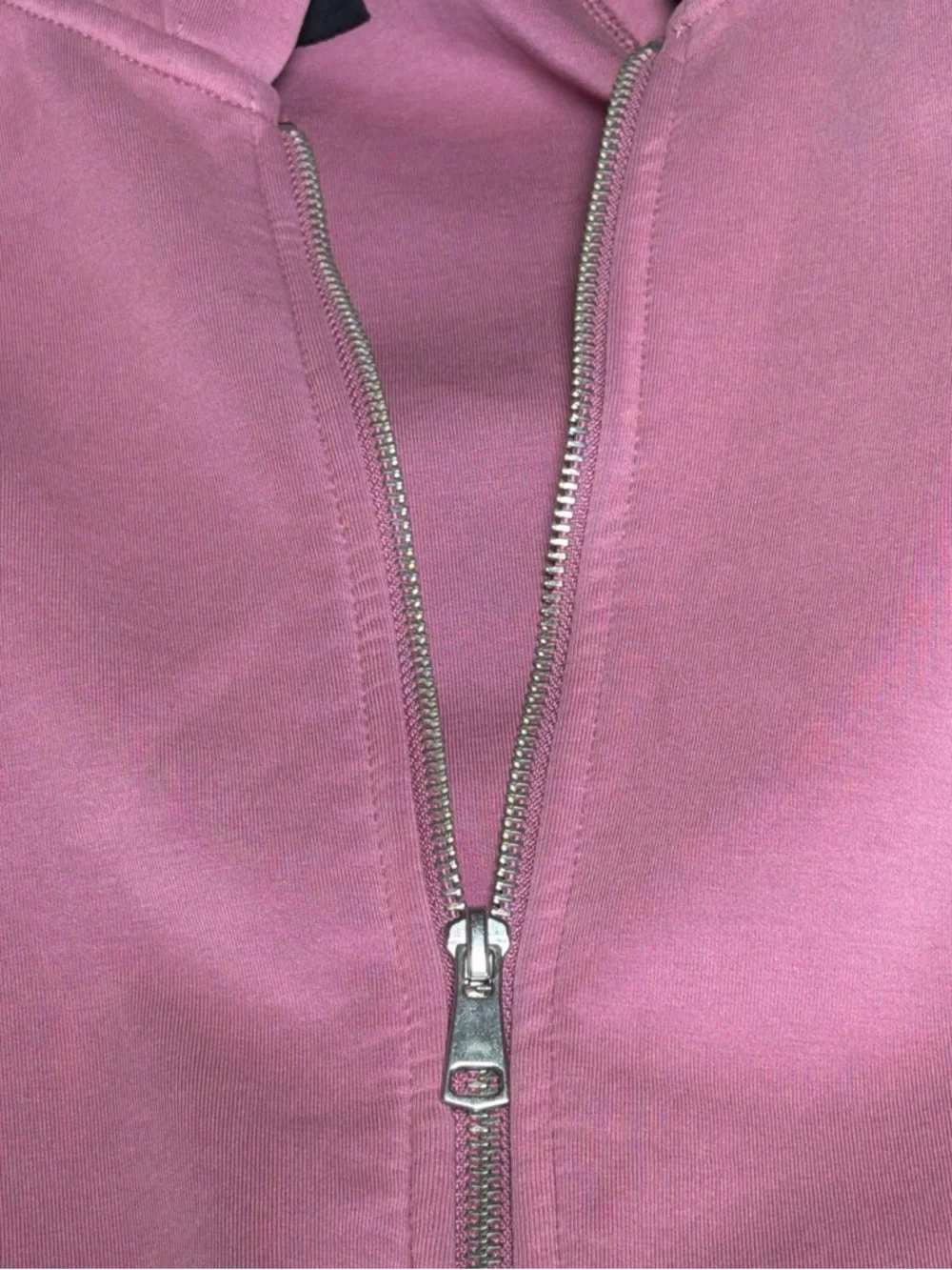 Abercrombie YPB Neoknit Max Zip Hoodie Pink Oversized Fleece Jacket Large